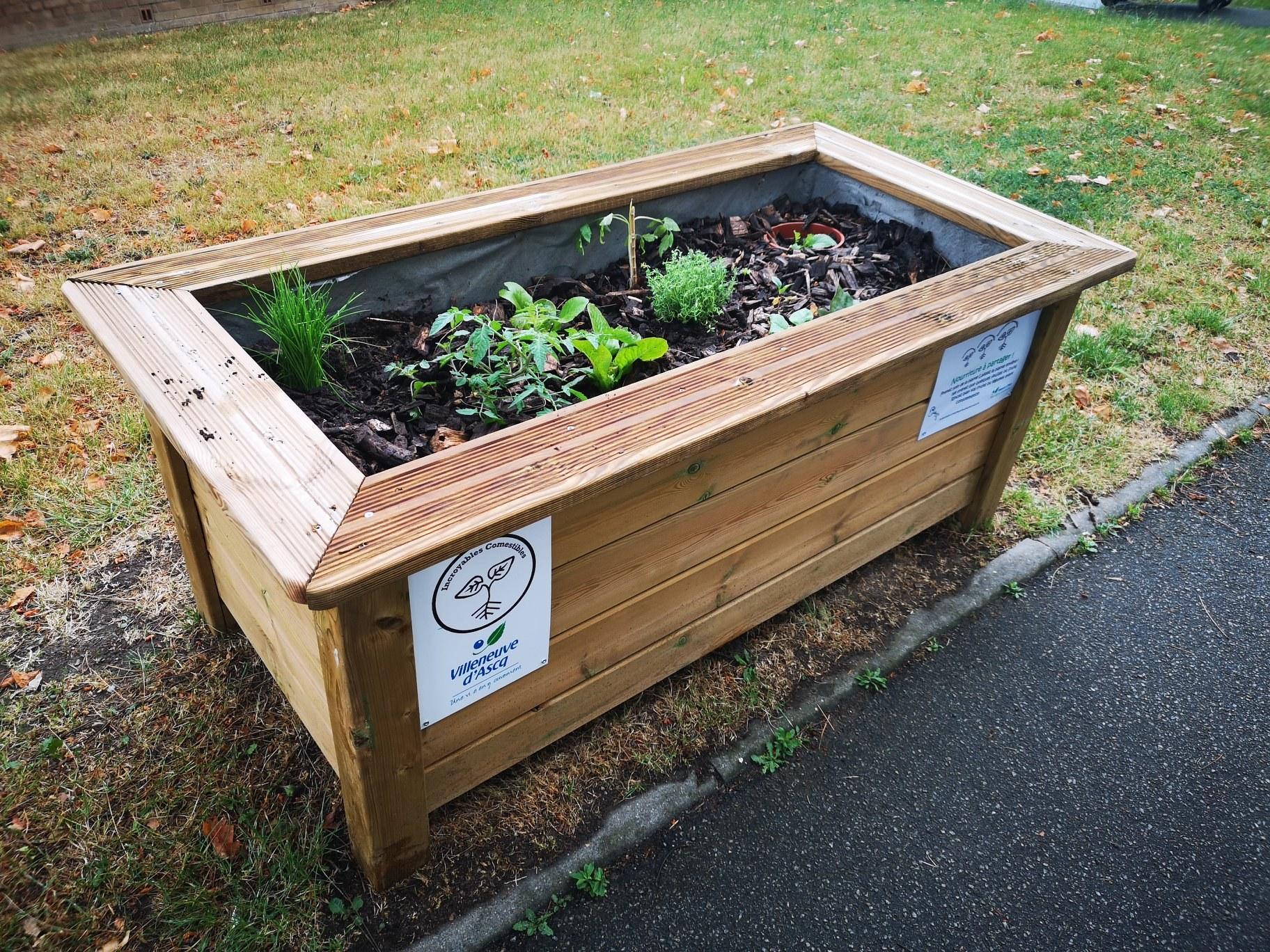 Mise à disposition de bacs potagers